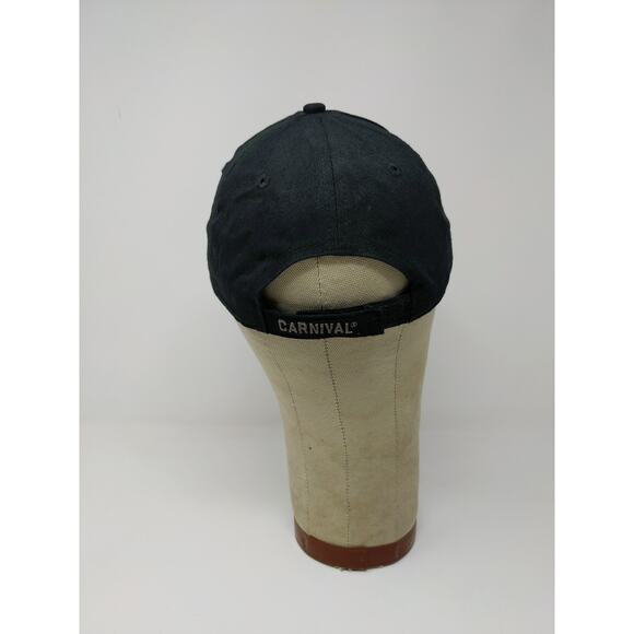 Carnival Cruise Lines Hat Strapback Black Embroidered Logo Spell Out - Picture 7 of 12